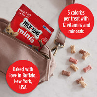 Milk-Bone Flavor Snacks Mini Dog Biscuits, 2.5 oz, Claims