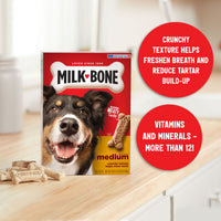Milk-Bone Original Dog Biscuits, Medium Crunchy Dog Treats, 24 oz, Marketing Claims