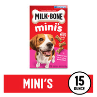 Milk-Bone Original Mini Dog Biscuits, Crunchy Dog Treats, 15 oz, Banner Image