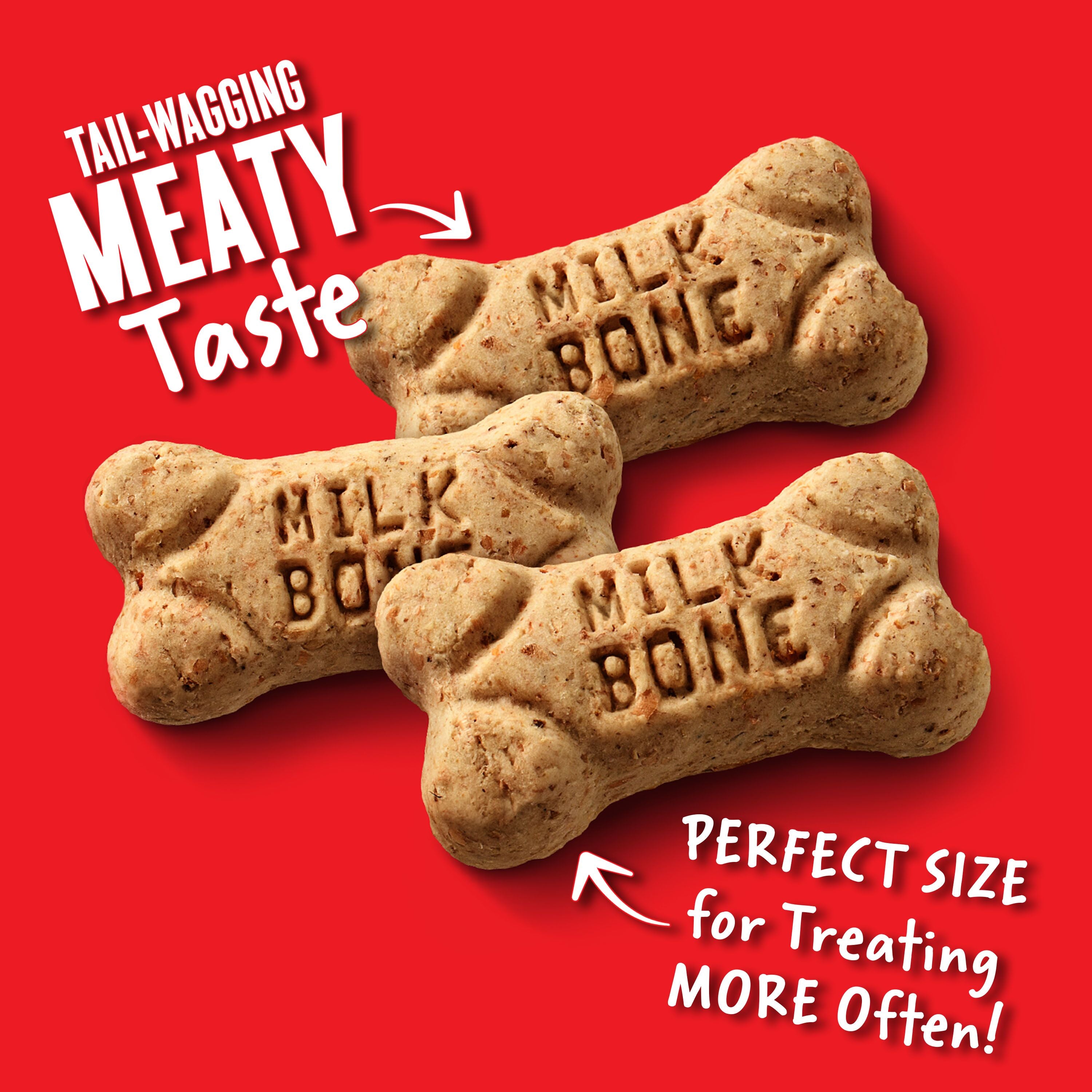 Milk-Bone Original Mini Dog Biscuits, Crunchy Dog Treats, 15 oz, Product Close Up