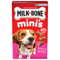 Milk-Bone Original Mini Dog Biscuits, Crunchy Dog Treats, 15 oz, Front of Pack