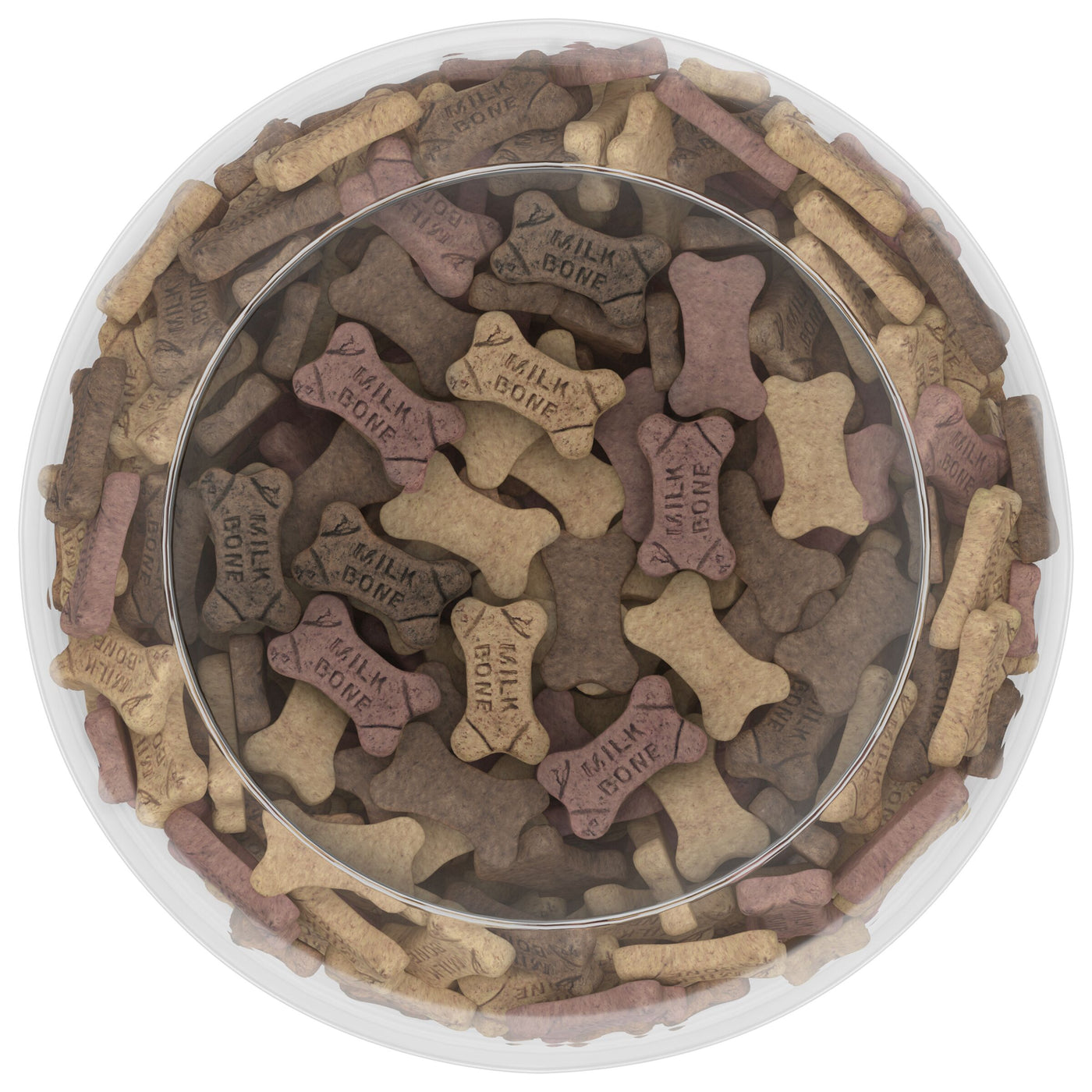 Milk-Bone Flavor Snacks Mini Dog Biscuits, Flavored Crunchy Dog Treats, 36 oz, Bottom of Pack