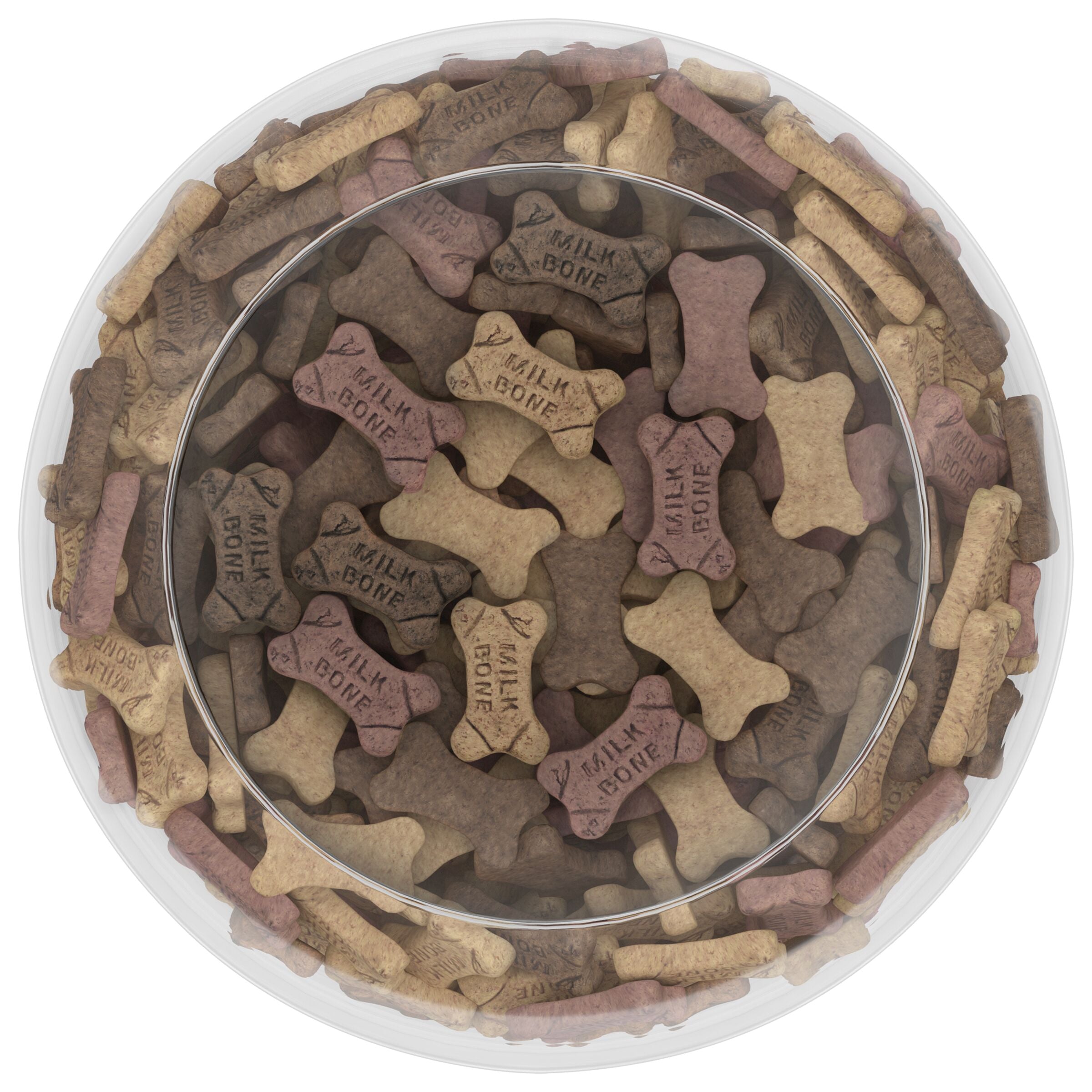 Milk-Bone Flavor Snacks Mini Dog Biscuits, Flavored Crunchy Dog Treats, 36 oz, Bottom of Pack