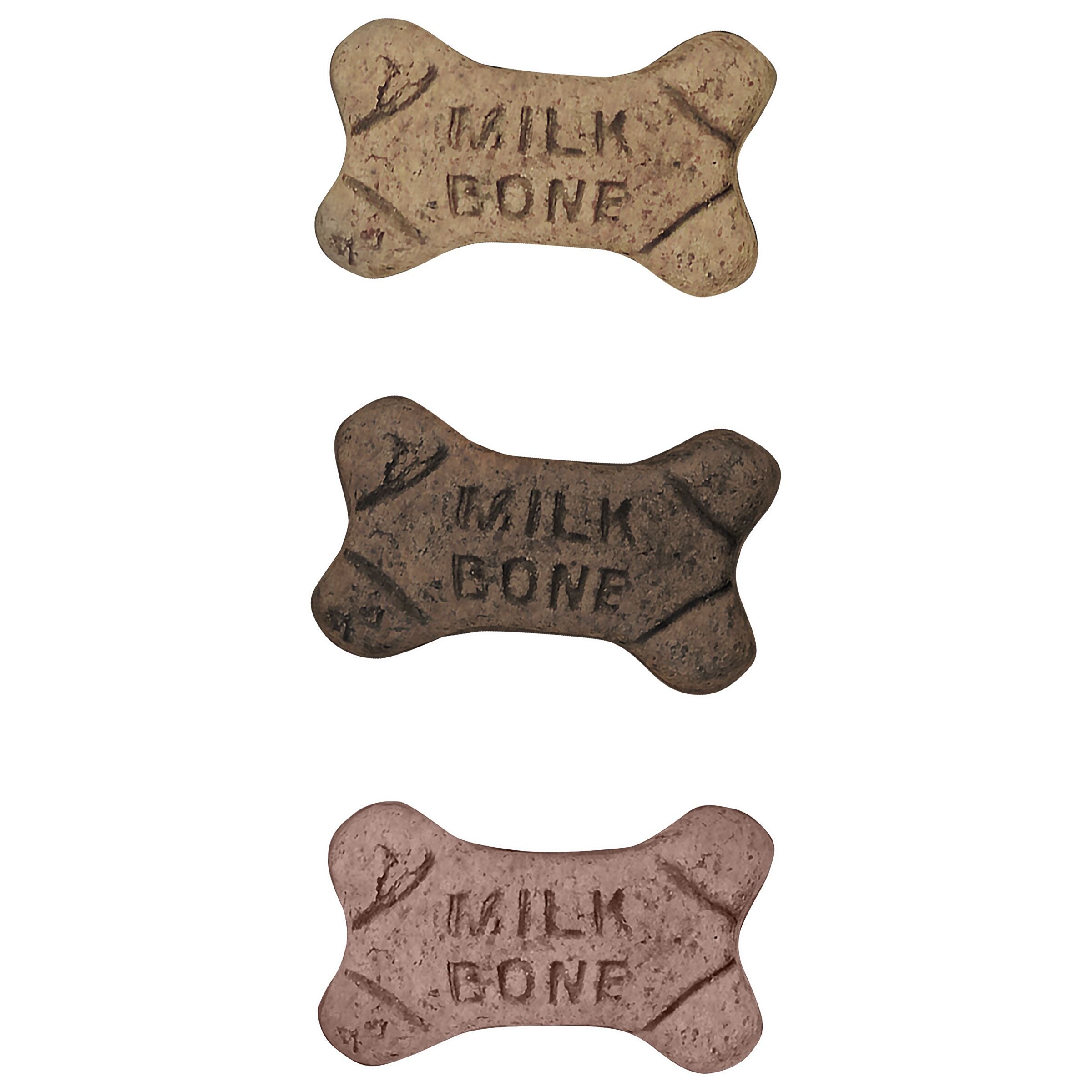 Milk-Bone Flavor Snacks Mini Dog Biscuits, Flavored Crunchy Dog Treats, 36 oz, Individual Bones