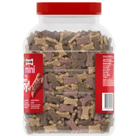 Milk-Bone Flavor Snacks Mini Dog Biscuits, Flavored Crunchy Dog Treats, 36 oz, Side View